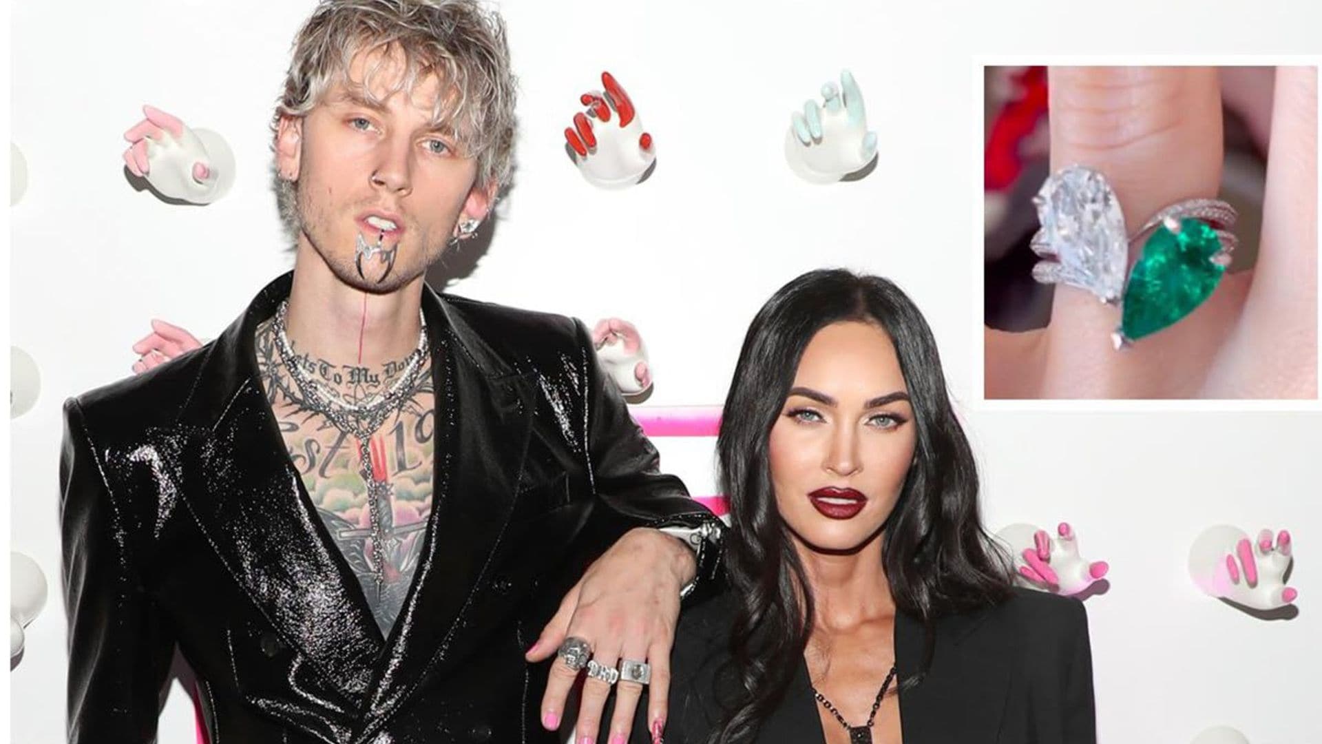Megan Fox and Machine Gun Kelly seal engagement by drinking each other’s blood