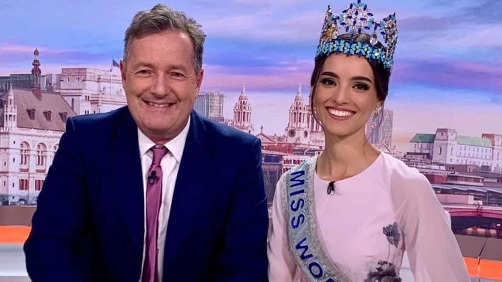 Mexican Miss World clashes with British TV host during controversial interview