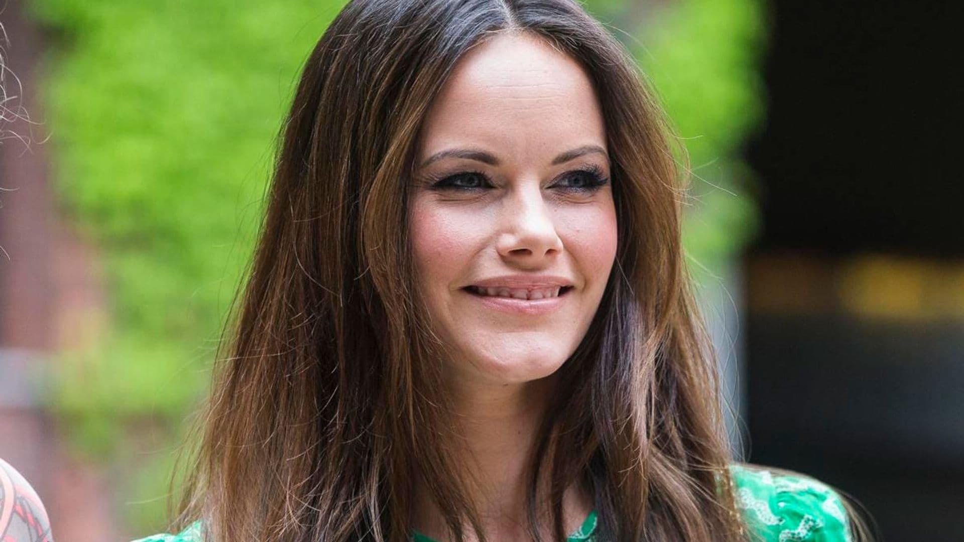 Pregnant Princess Sofia goes glam for virtual appearance