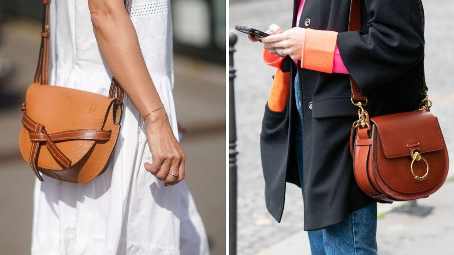 Crossbody bags vistos en street styles