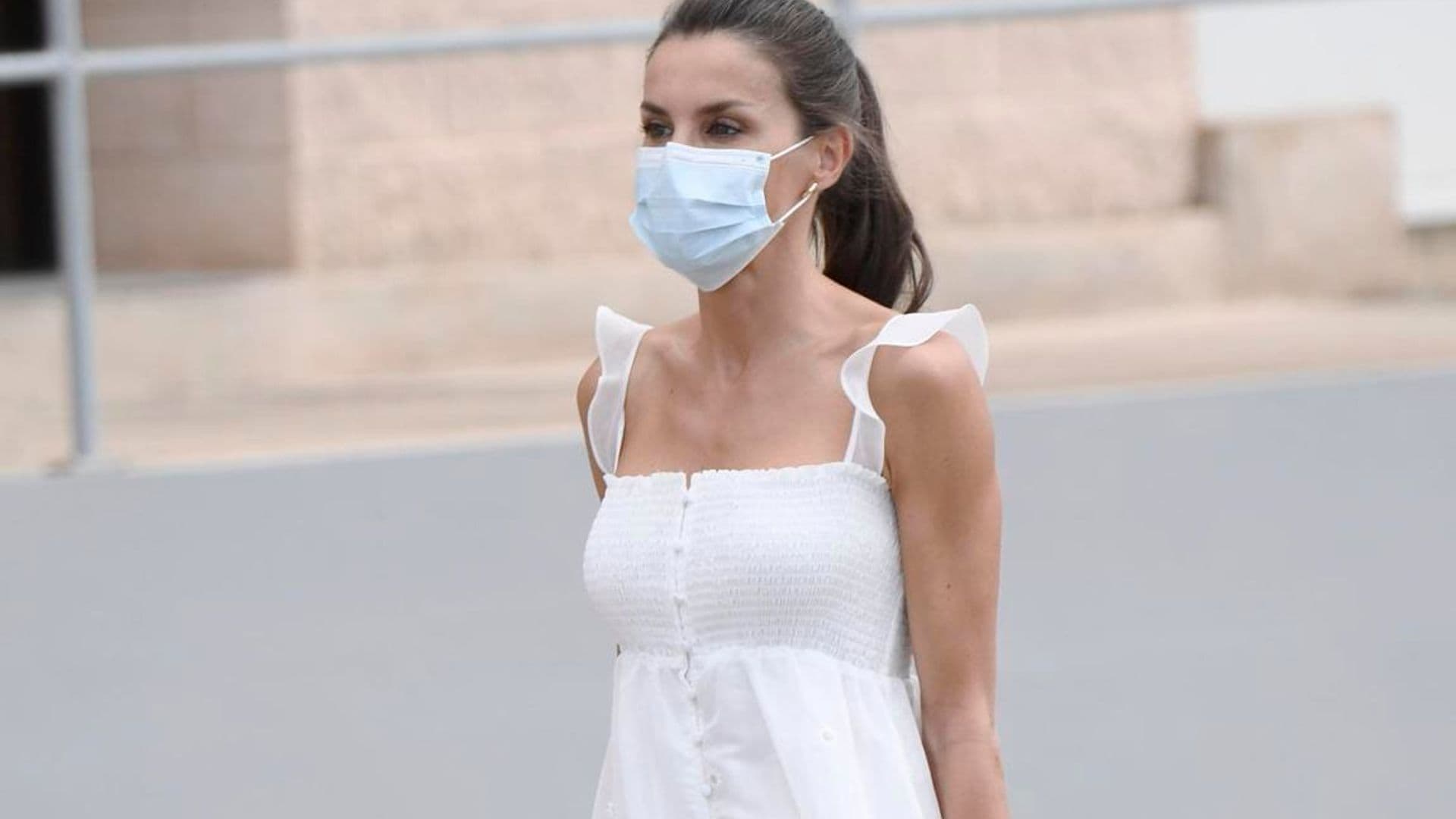 Queen Letizia found the perfect white dress for summer