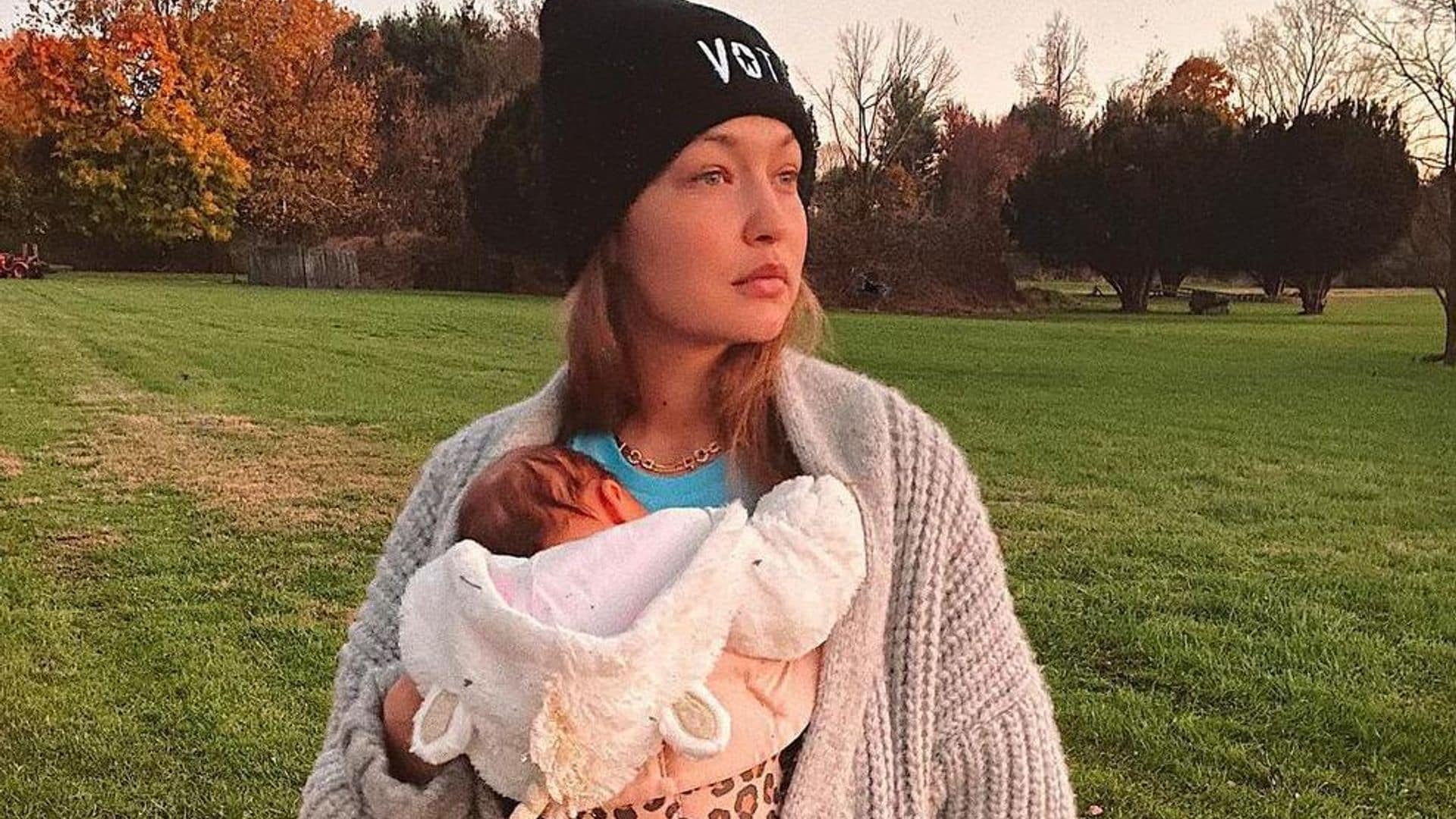 Gigi Hadid kisses her baby girl in sweetest new photo of the pair yet