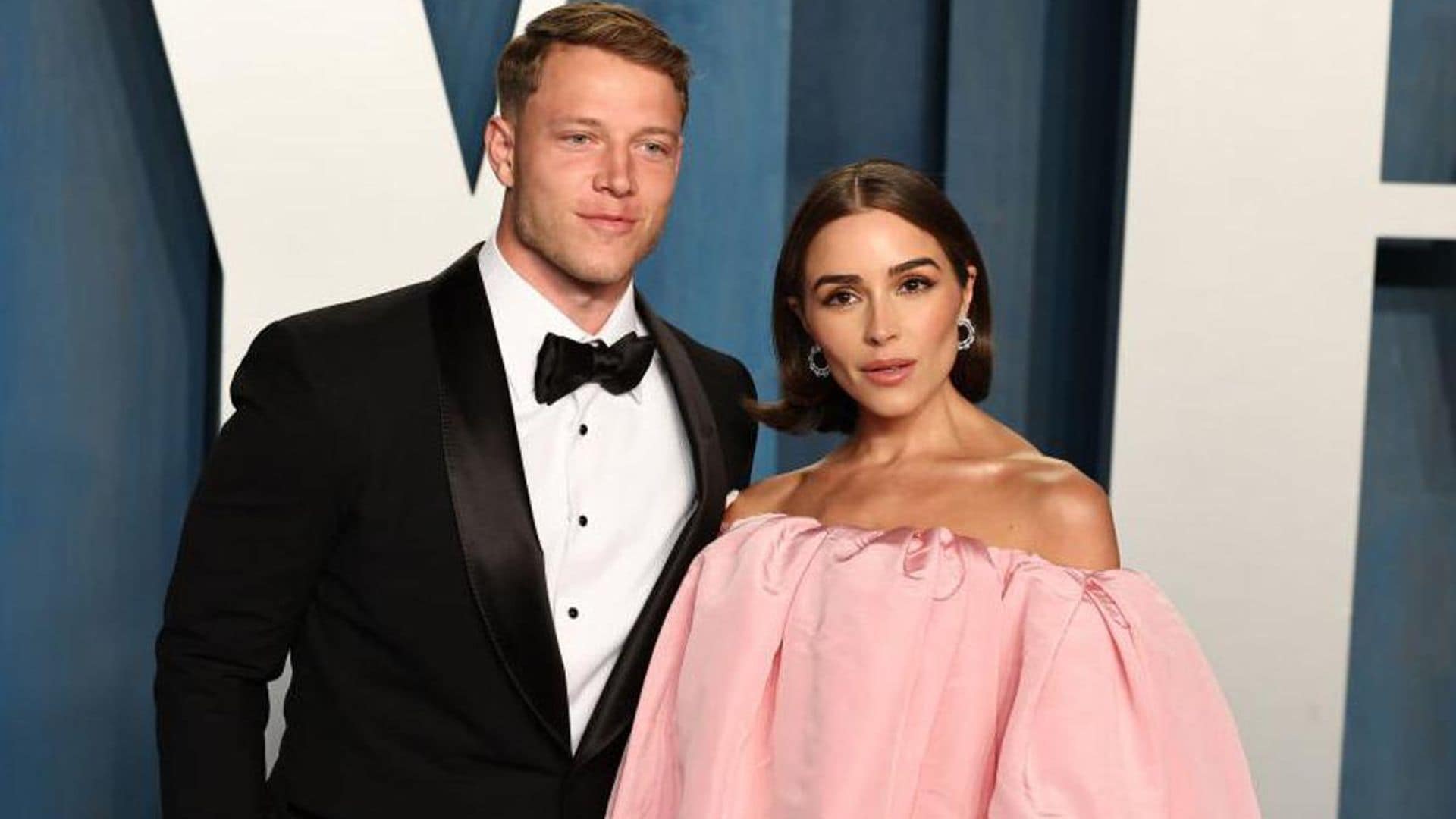 Christian McCaffrey and Olivia Culpo