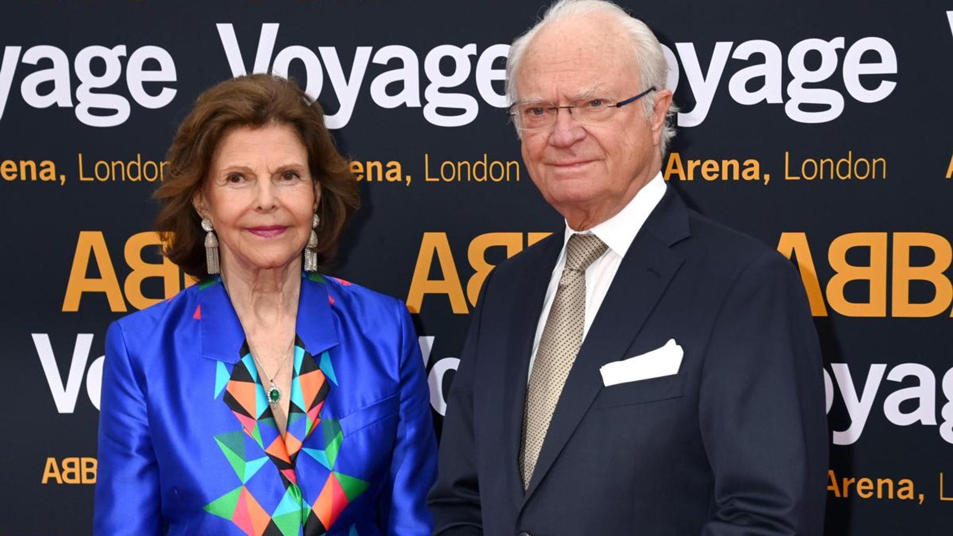 Sweden’s King and Queen attend ABBA Voyage concert in London