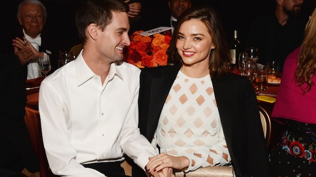 Miranda Kerr and Evan Spiegel