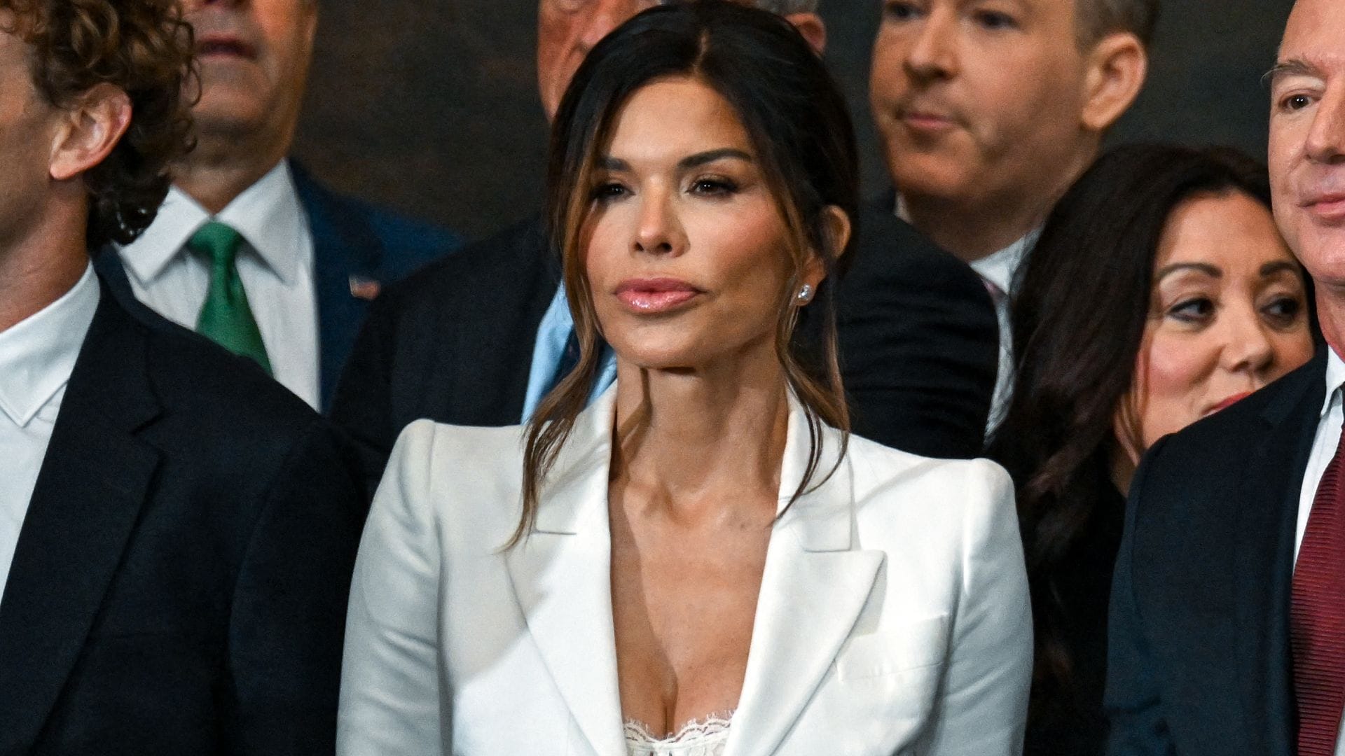 Lauren Sanchez's outfits at Trump's inauguration: Her favorite all-white look featuring lace bra and fitted blazer