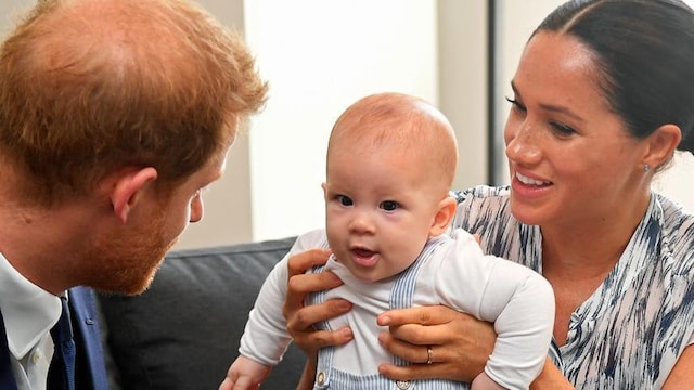 Archie looks just like dad Prince Harry in old photos