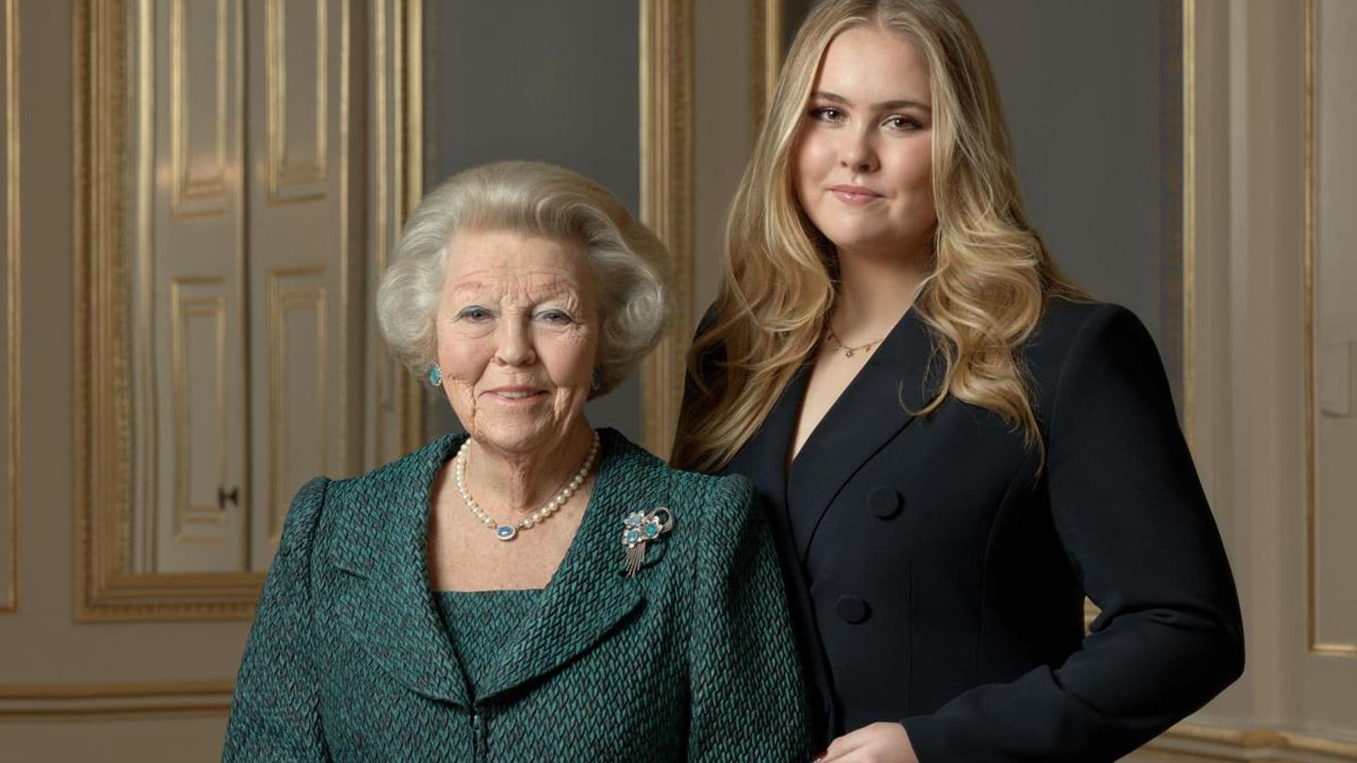 Princess joins grandmother in new birthday portraits