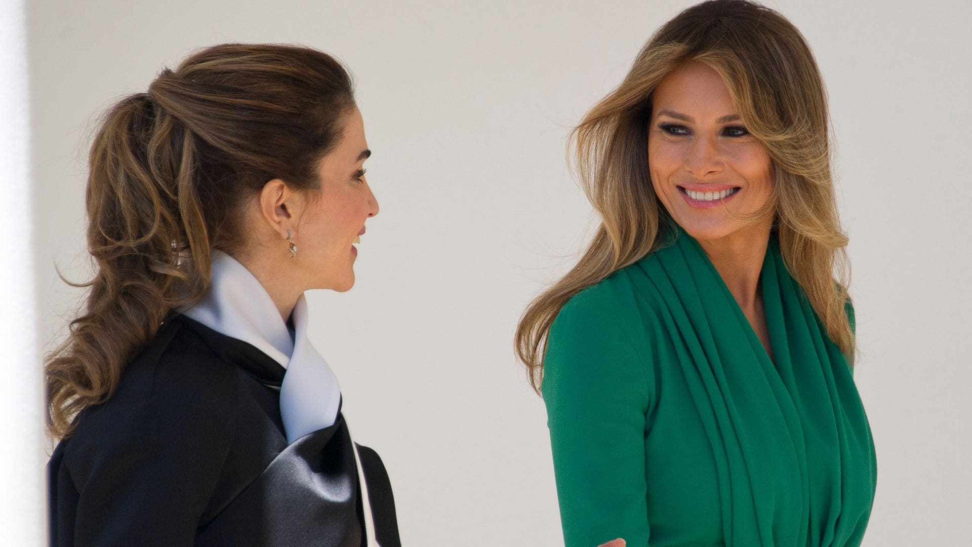 Inside the elegant meeting between Melania Trump and Queen Rania in Palm Beach