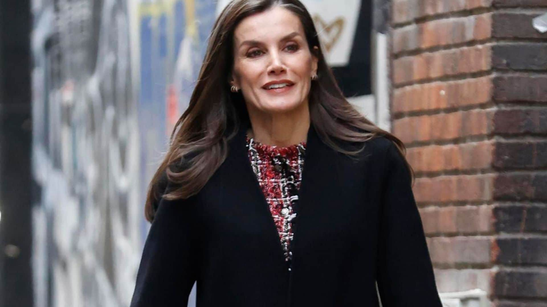 Queen Letizia steps out for first solo engagement of 2024