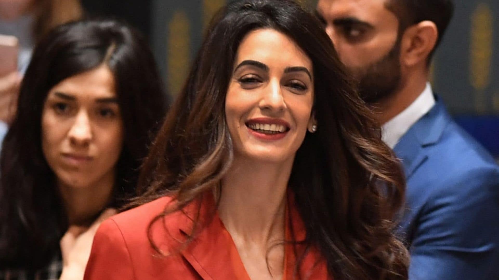 Amal Clooney heads back to work after welcoming twins in June