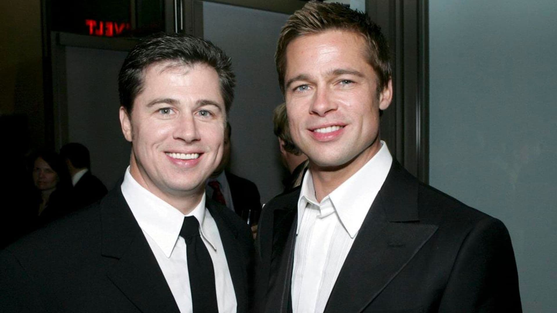 Brad Pitt and brother Doug Pitt 2004