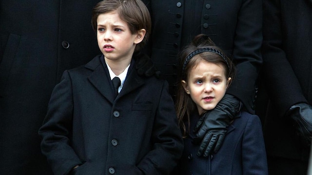 Little Princess steps behind camera to take big brother's birthday pictures