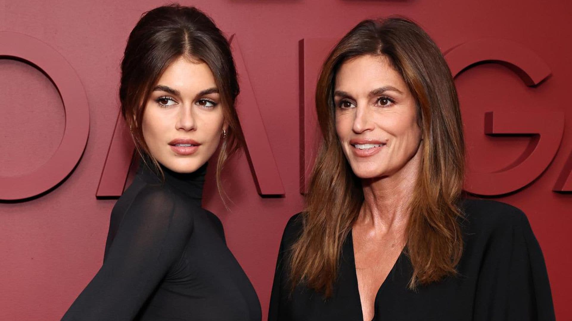 Cindy Crawford and Kaia Gerber match outfits in New York