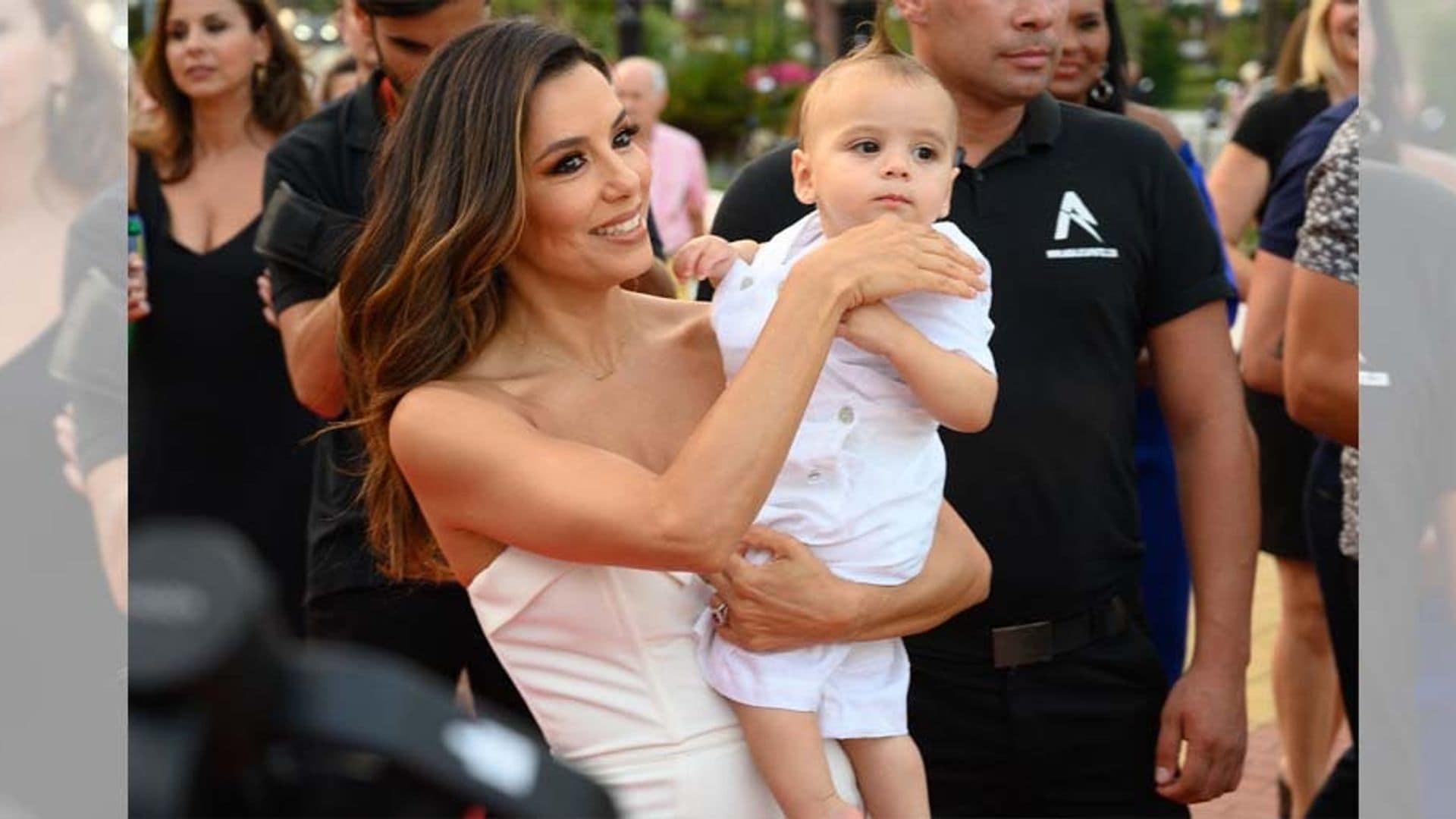 Eva Longoria's most adorable red carpet partner: baby Santi!