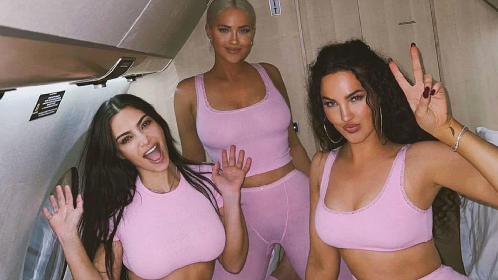 Kim Kardashian throws all-pink pajama party for BFF Natalie Halcro’s birthday