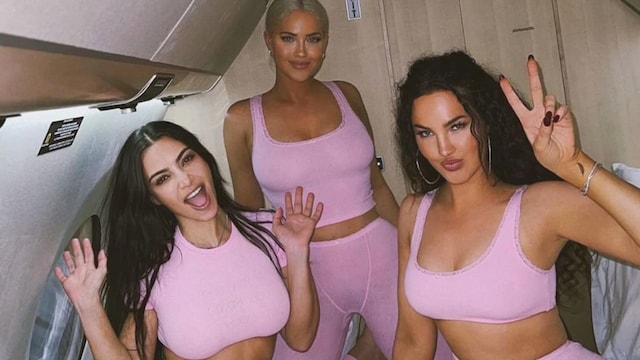 Kim Kardashian throws all-pink pajama party for BFF Natalie Halcro's birthday