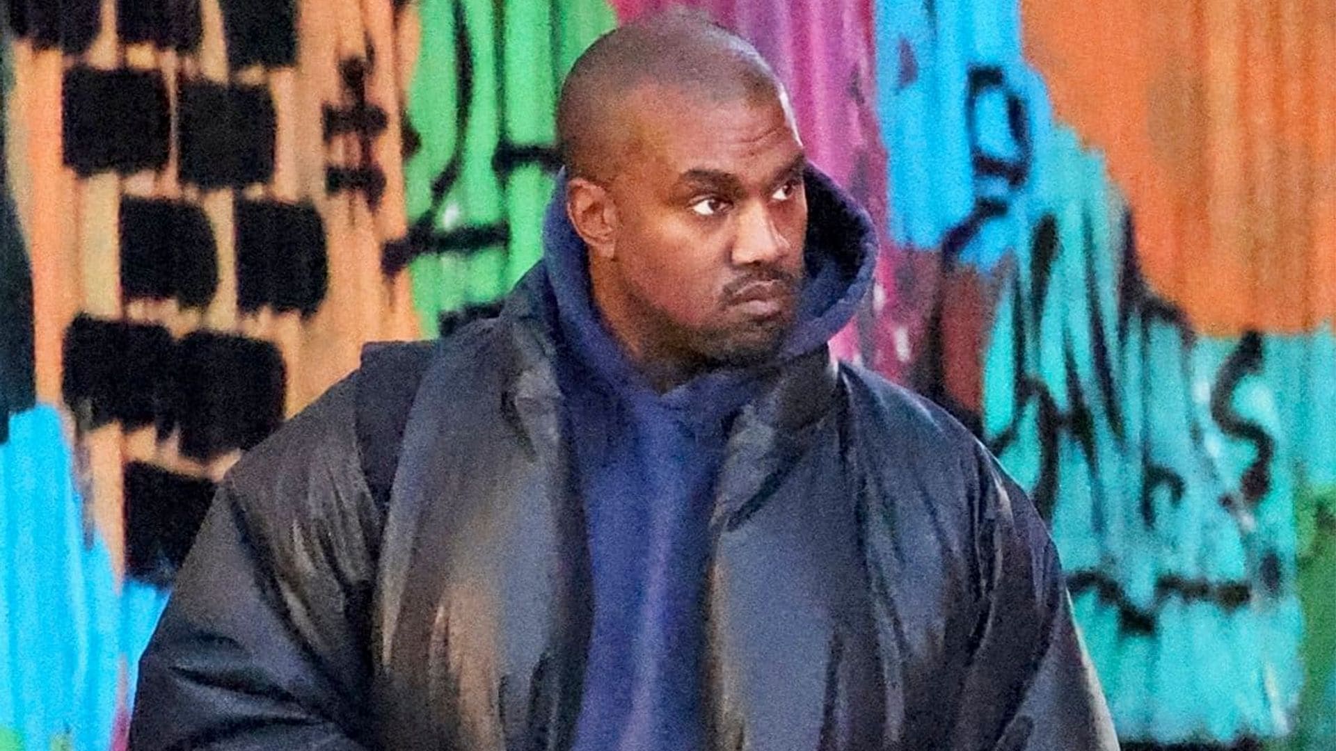 Kanye West is back in LA to spend time with his kids