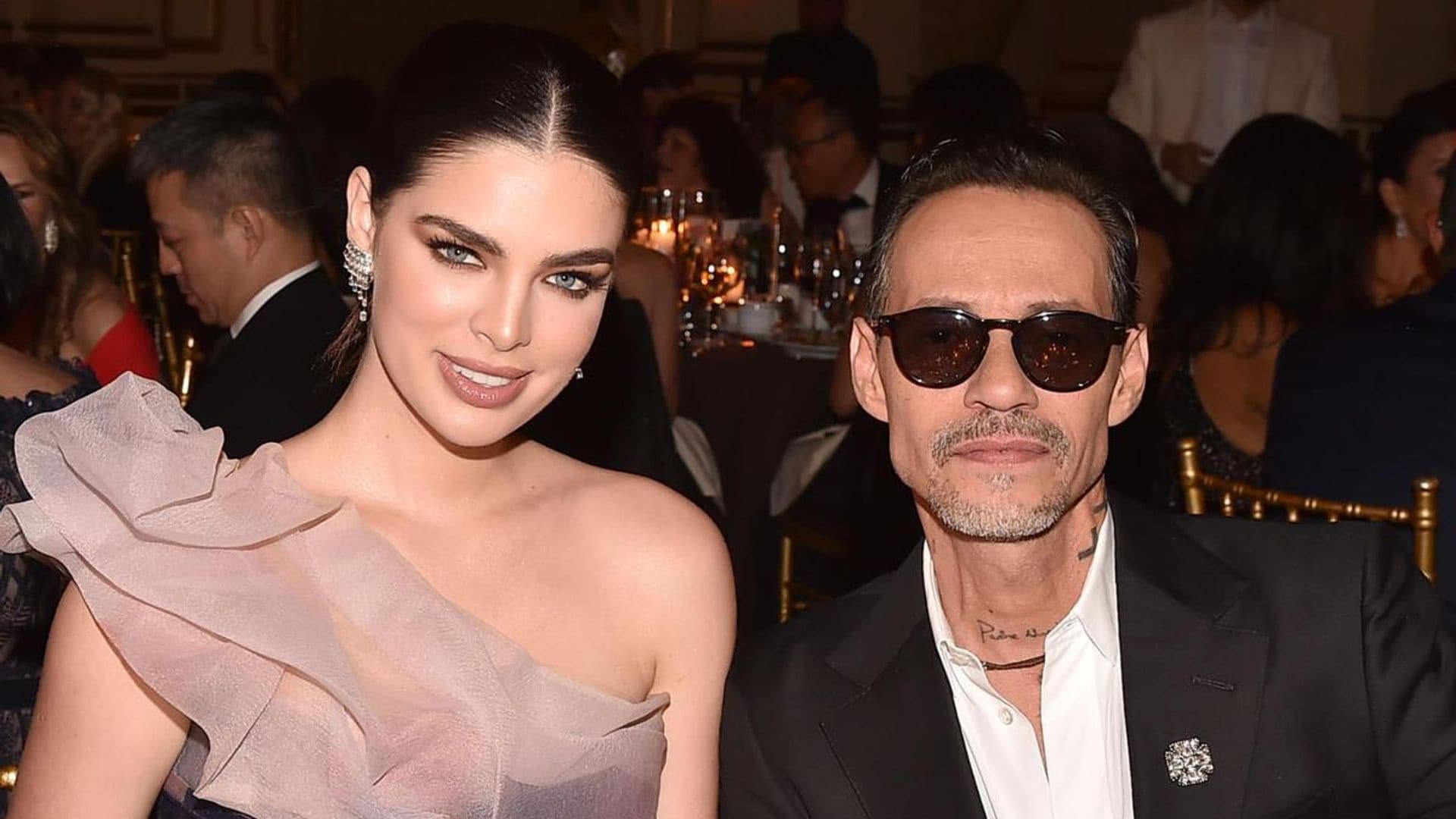 Marc Anthony declares his love for Nadia Ferreira mid-concert: 'You drive me crazy!'