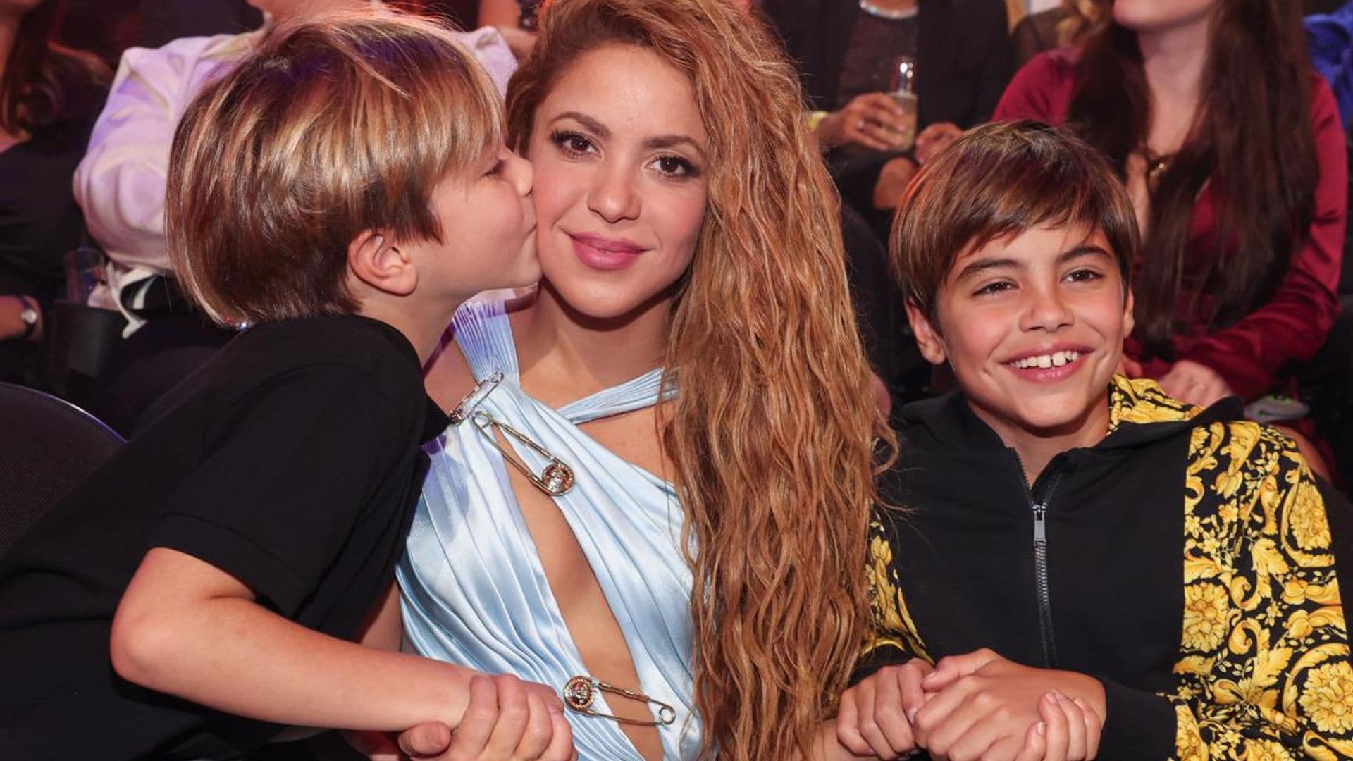 Shakira celebrates Mother’s Day with a jam session with her sons