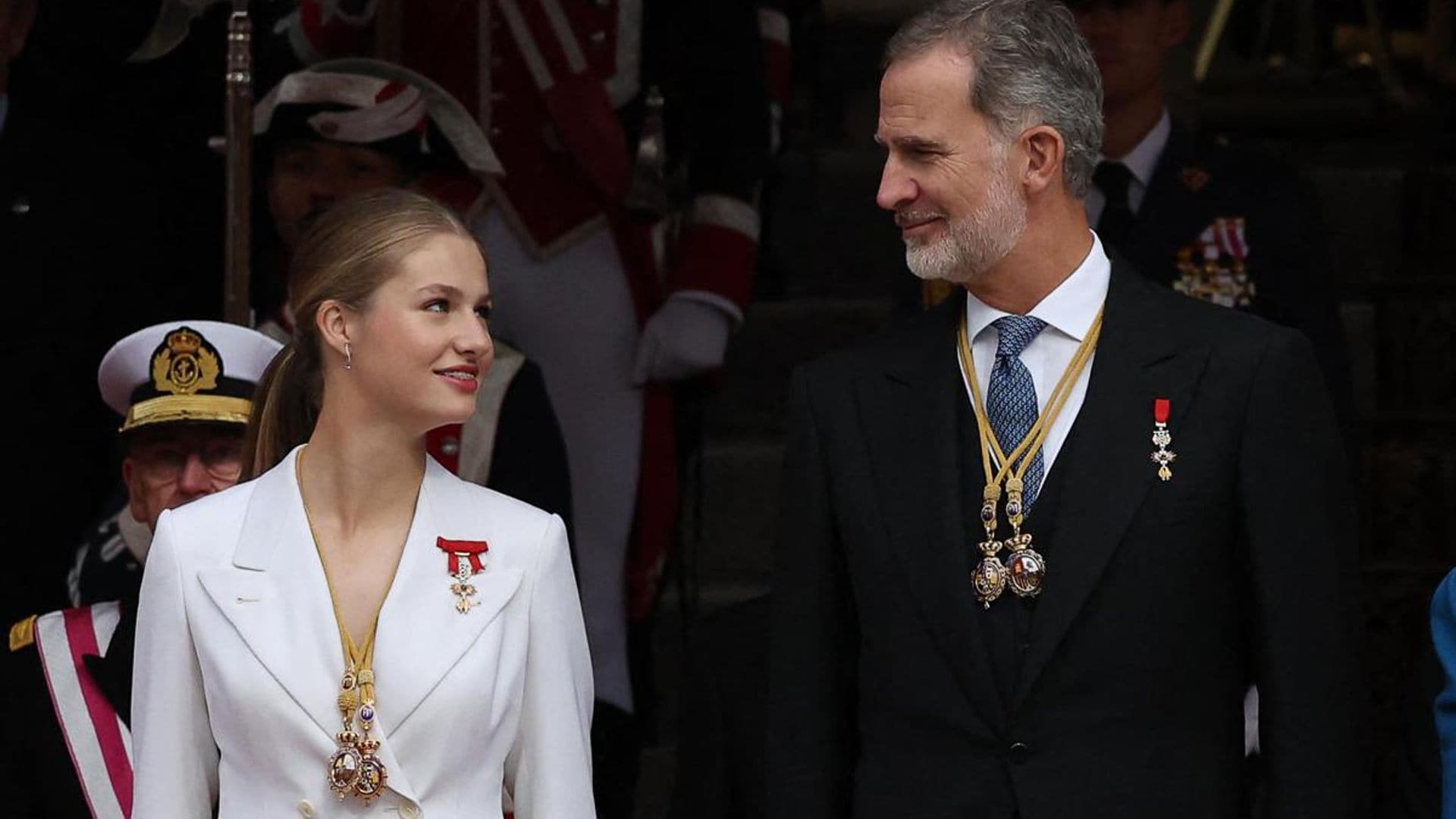 King Felipe’s sweet words to daughter Leonor on her 18th birthday