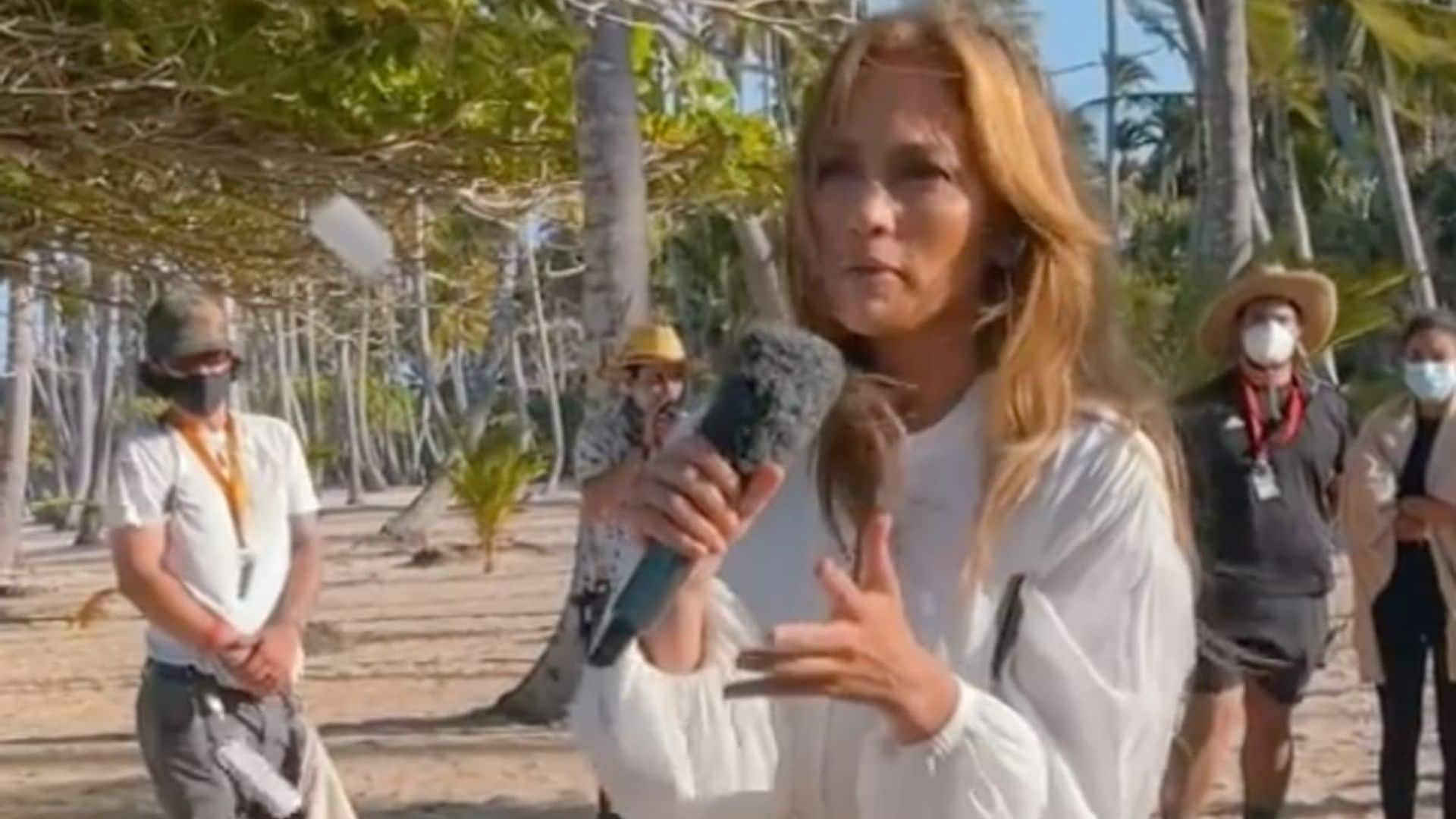 JLo gives emotional goodbye speech on film set: ‘I remember why I love it so much’