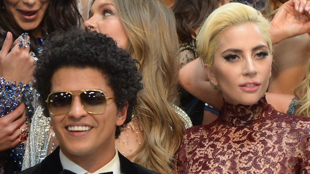 Bruno Mars and Lady Gaga