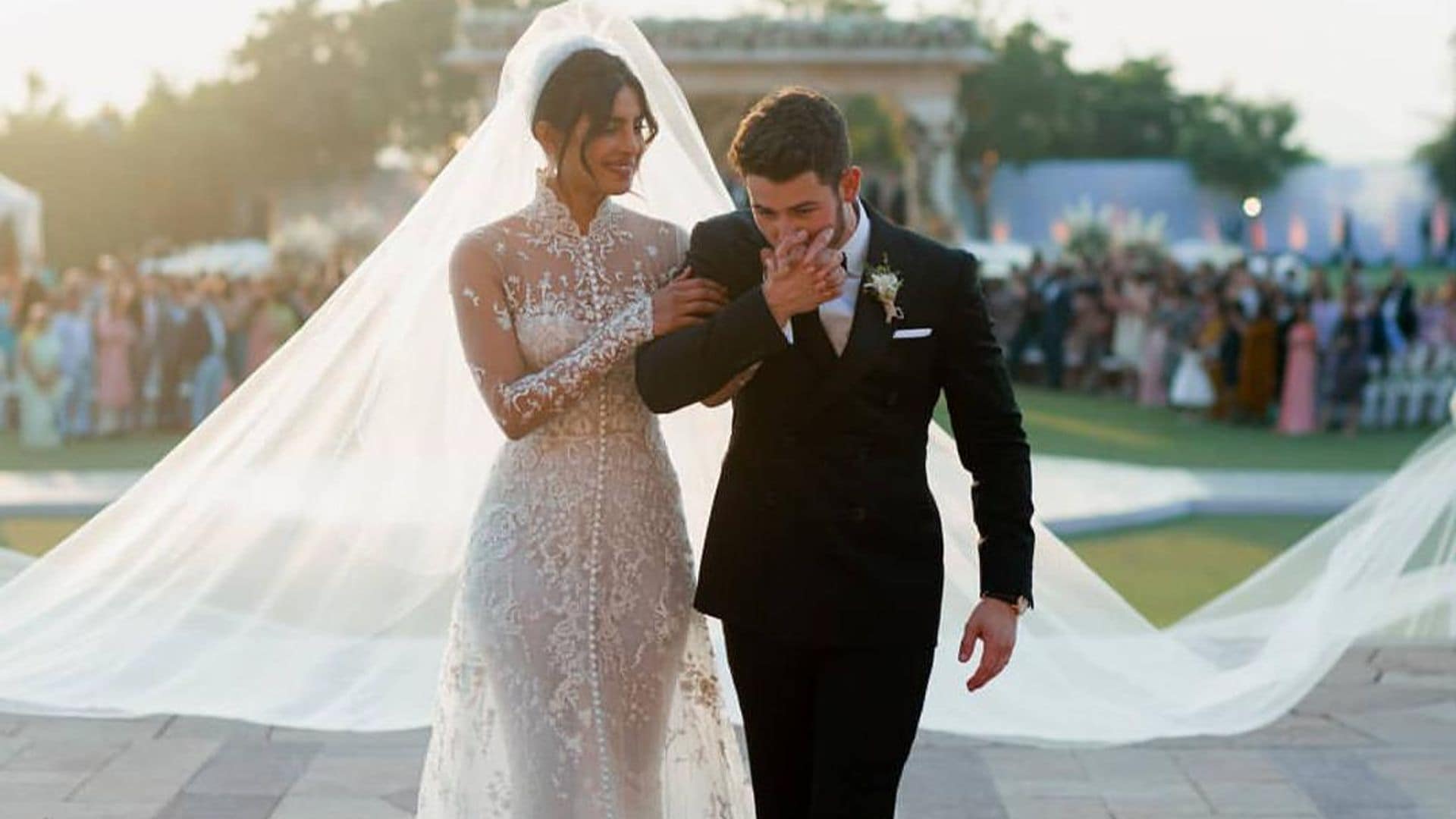 Priyanka Chopra se caso con Nick Jonas con vestido de novia de Ralph Lauren