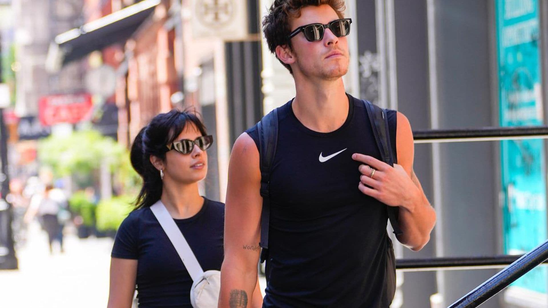 Shawn Mendes and Camila Cabello step out in matching gym outfits