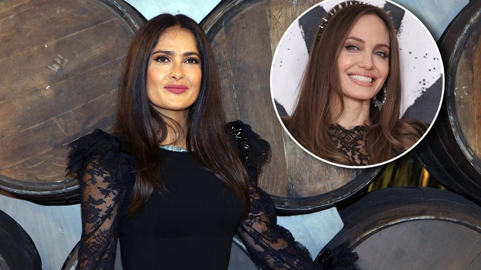 Salma Hayek and Angelina Jolie friends on set of Marvel's The Eternals
