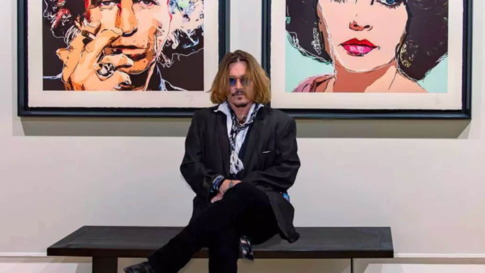 Johnny Depp earns $3.6 million within hours of debuting his art collection