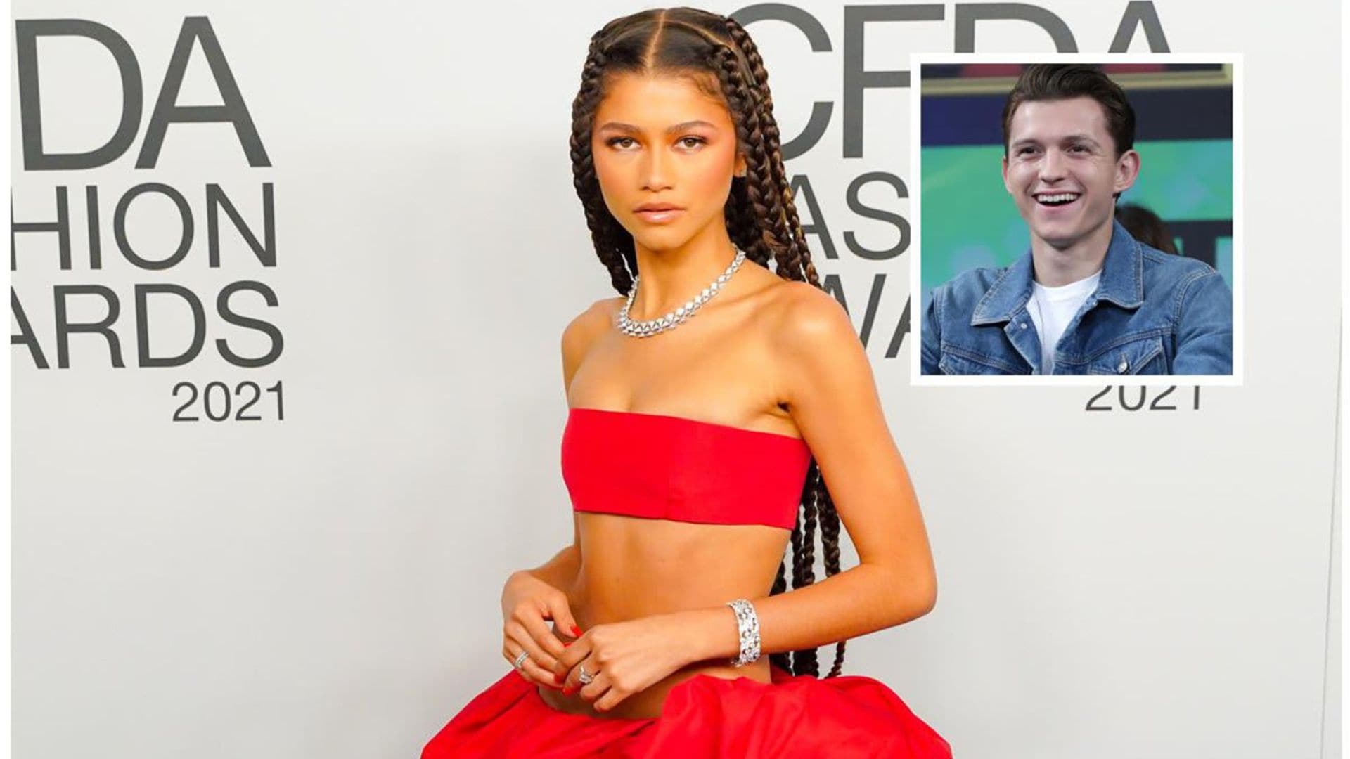 Tom Holland shares sweet tribute to Zendaya after receiving Fashion Icon award