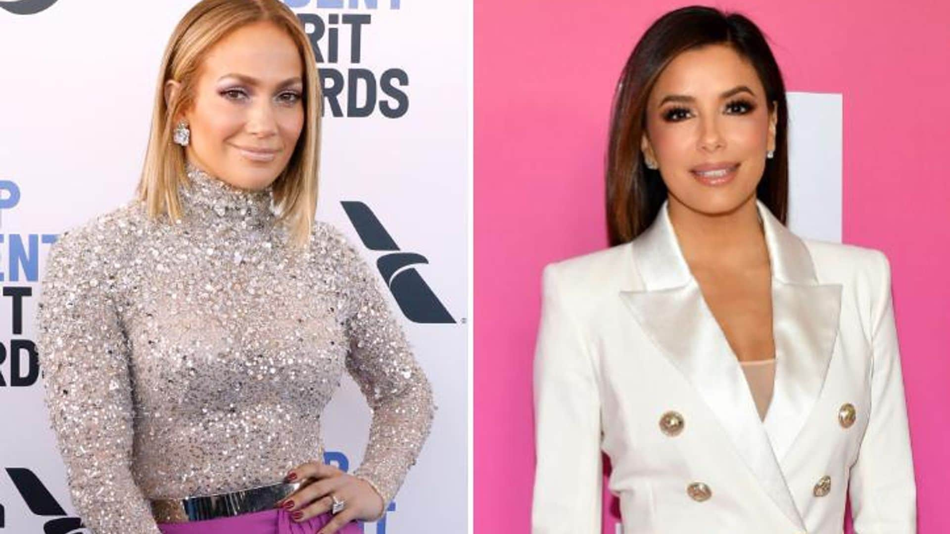 Jennifer Lopez and Eva Longoria announce new shoe collections on same day!