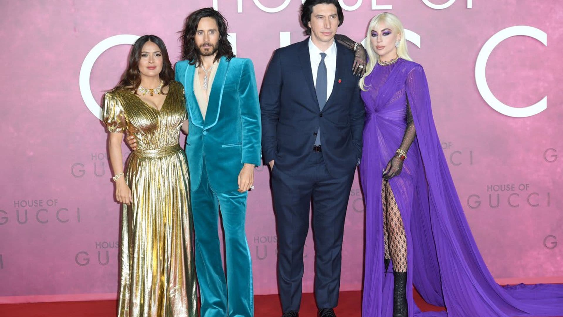 We can't stop looking at 'House Of Gucci' stars Salma Hayek and Lady Gaga at the U.K movie premiere