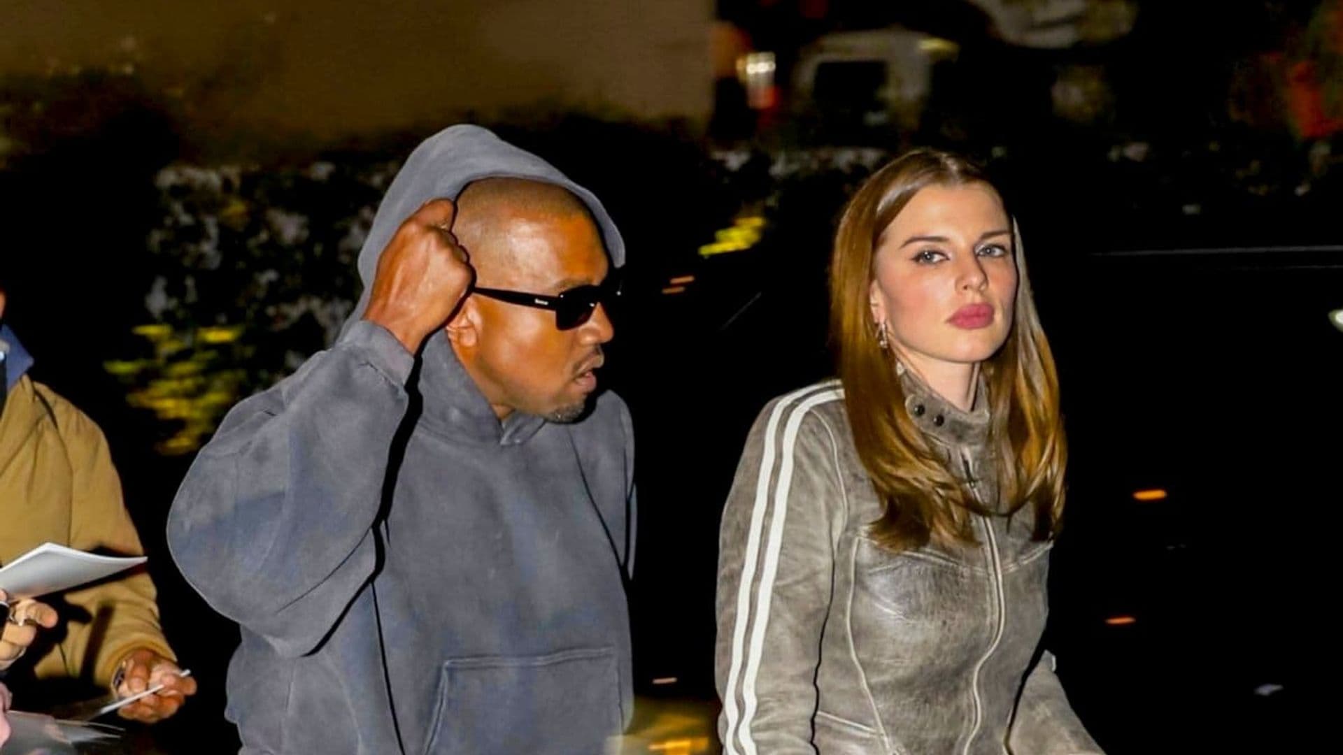 Kanye West and Julia Fox