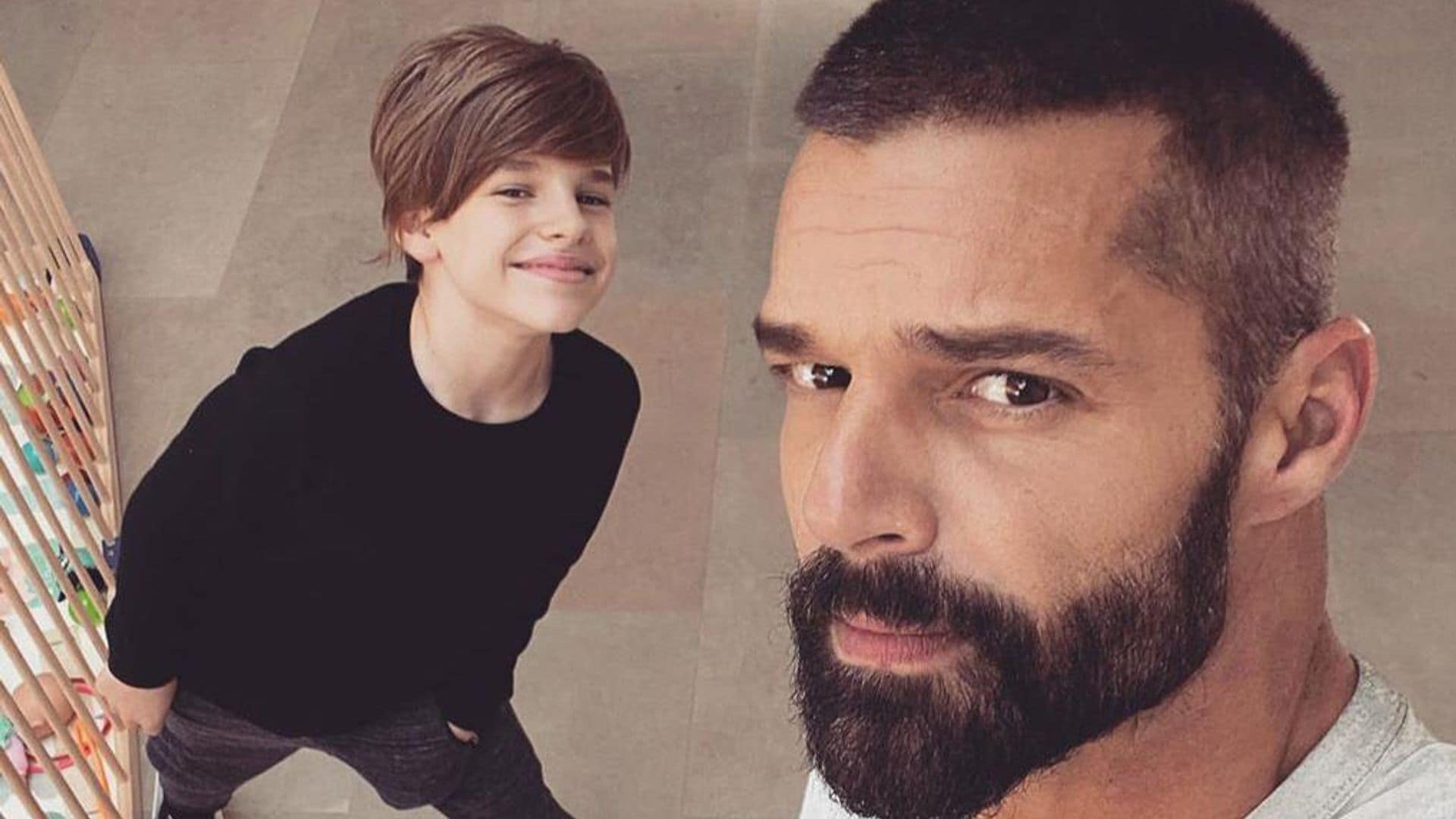 Ricky Martin’s 11-year-old twins make a hilarious surprise cameo during live video