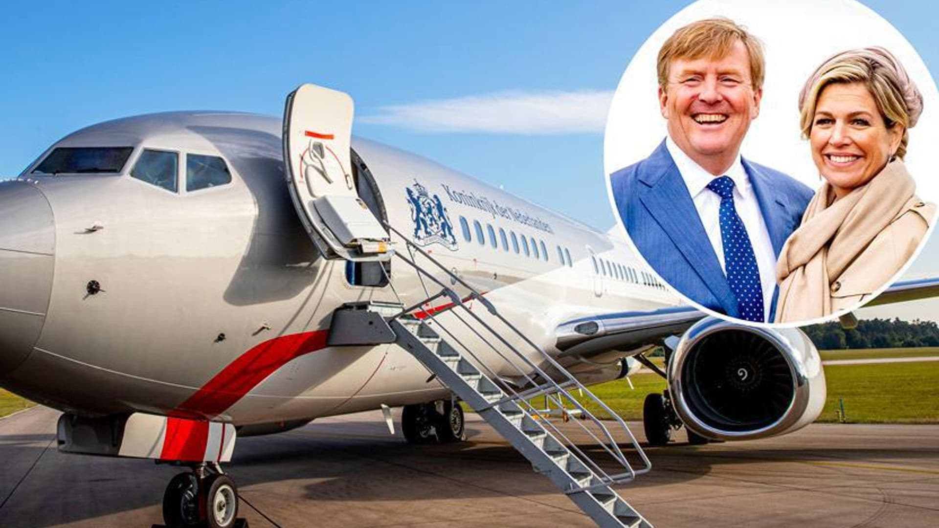 Queen Maxima and King WIllem-Alexander's new plane is fit for a royal