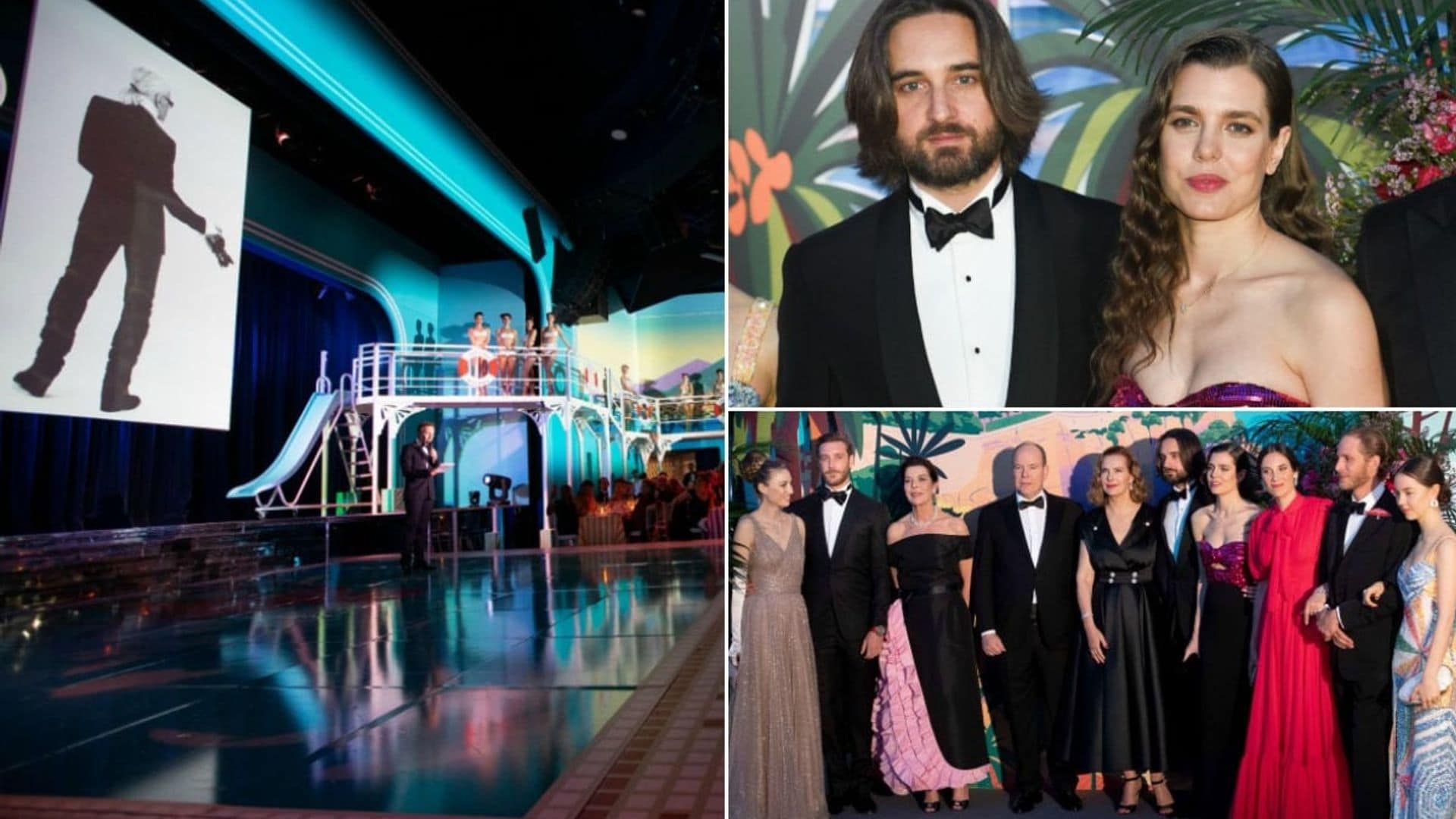 Monaco royals party at final Rose Ball designed by late Karl Lagerfeld - See the epic theme!