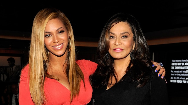  Beyonce and Tina Knowles attend the after party following Jay-Z's concert at Carnegie Hall to benefit The United Way Of New York City and the Shawn Carter Foundation at the 40 / 40 Club on February 6, 2012, in New York City.  (Photo by Kevin Mazur/Getty Images)