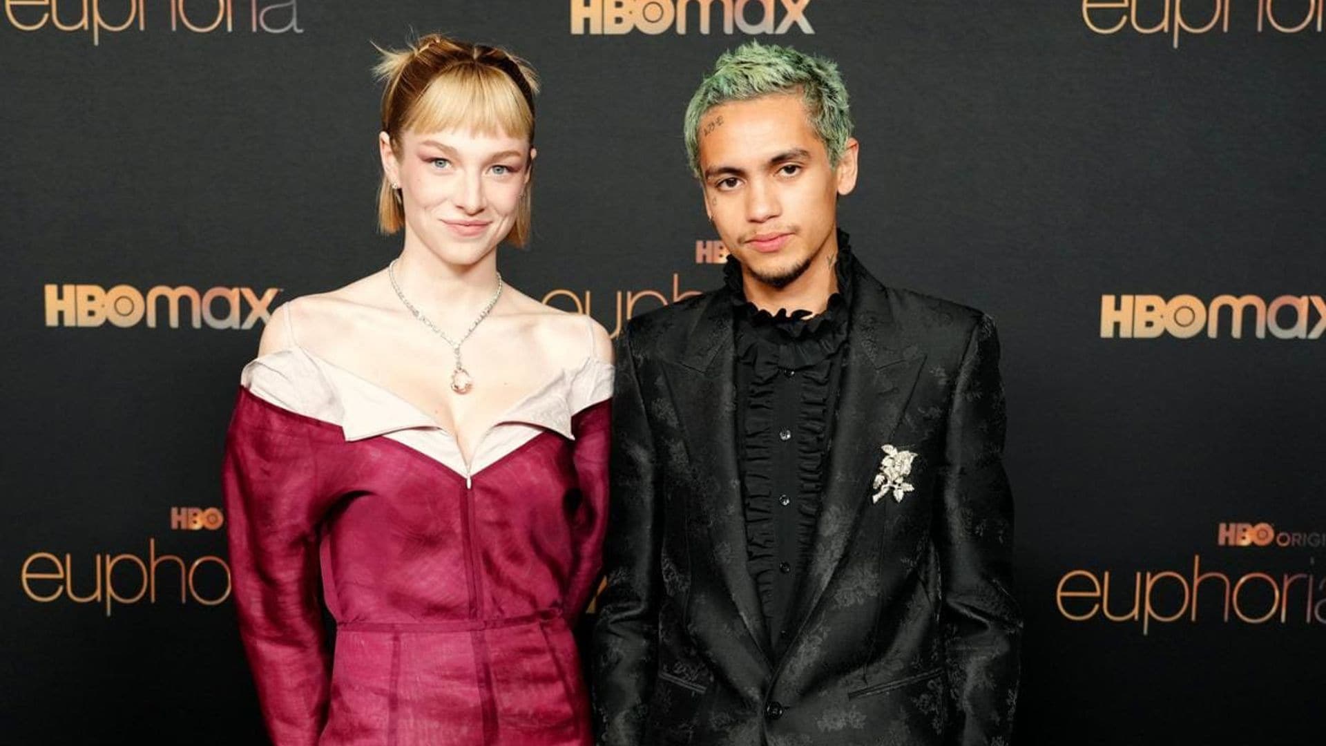 ‘Euphoria’ stars Hunter Schafer and Dominic Fike confirm romance, share kiss pic