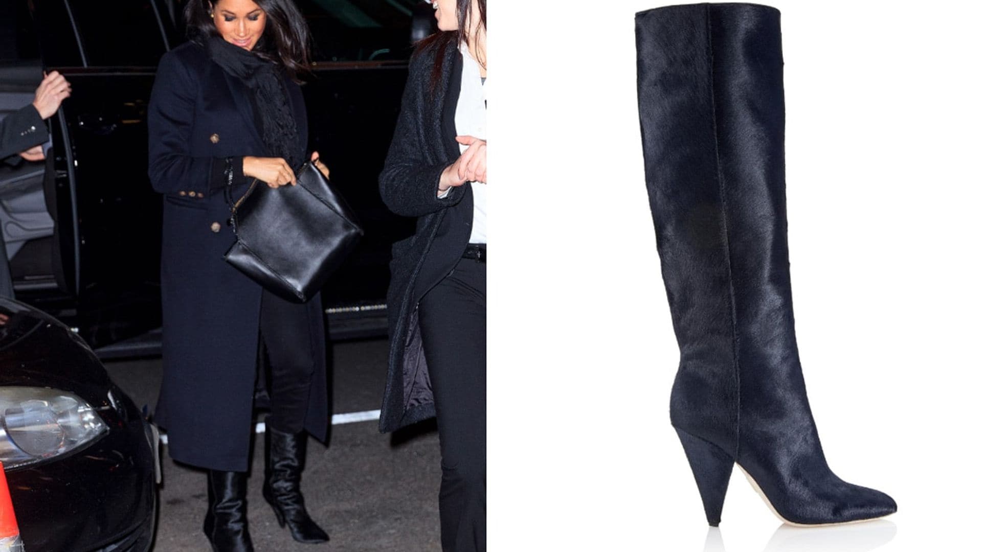 Meghan Markle's sexy heeled boots caused a stir during night out in NYC