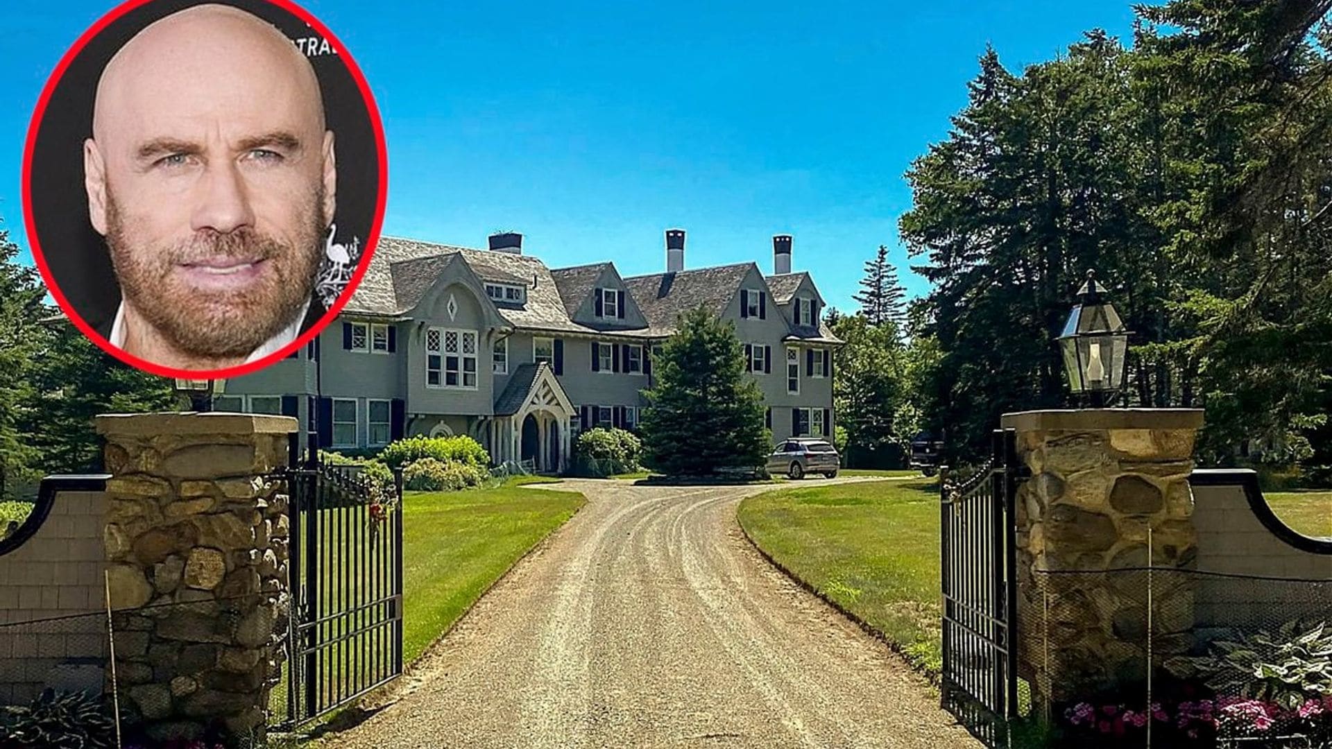John Travolta puts 20-bedroom Maine property on the market for $5 million