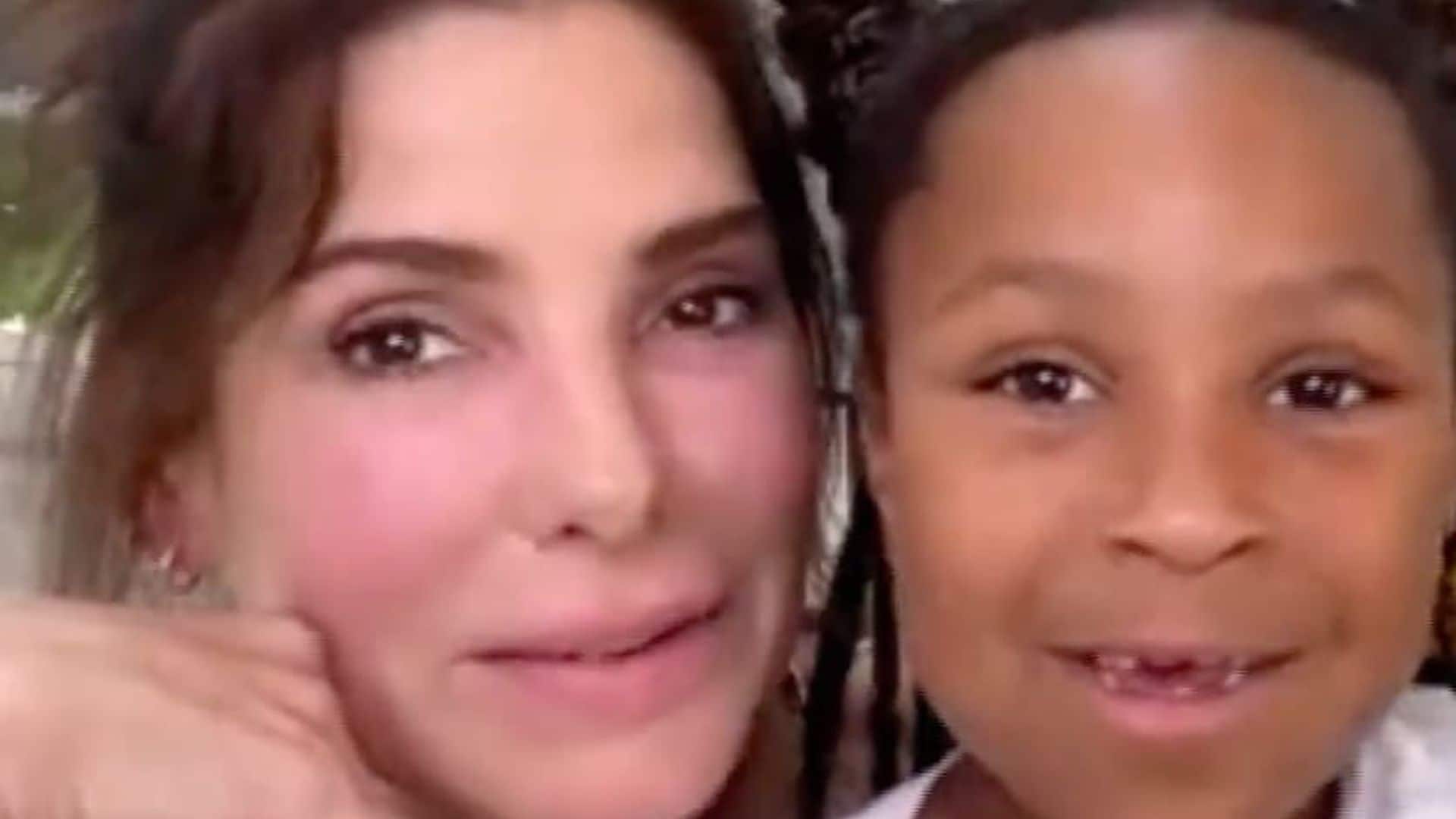 Sandra Bullock’s rarely-seen daughter Laila makes public appearance to help mom with something special