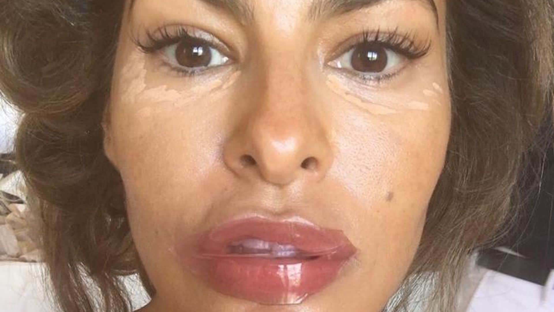 Find out why Eva Mendes looks unrecognizable in her makeup-free selfie