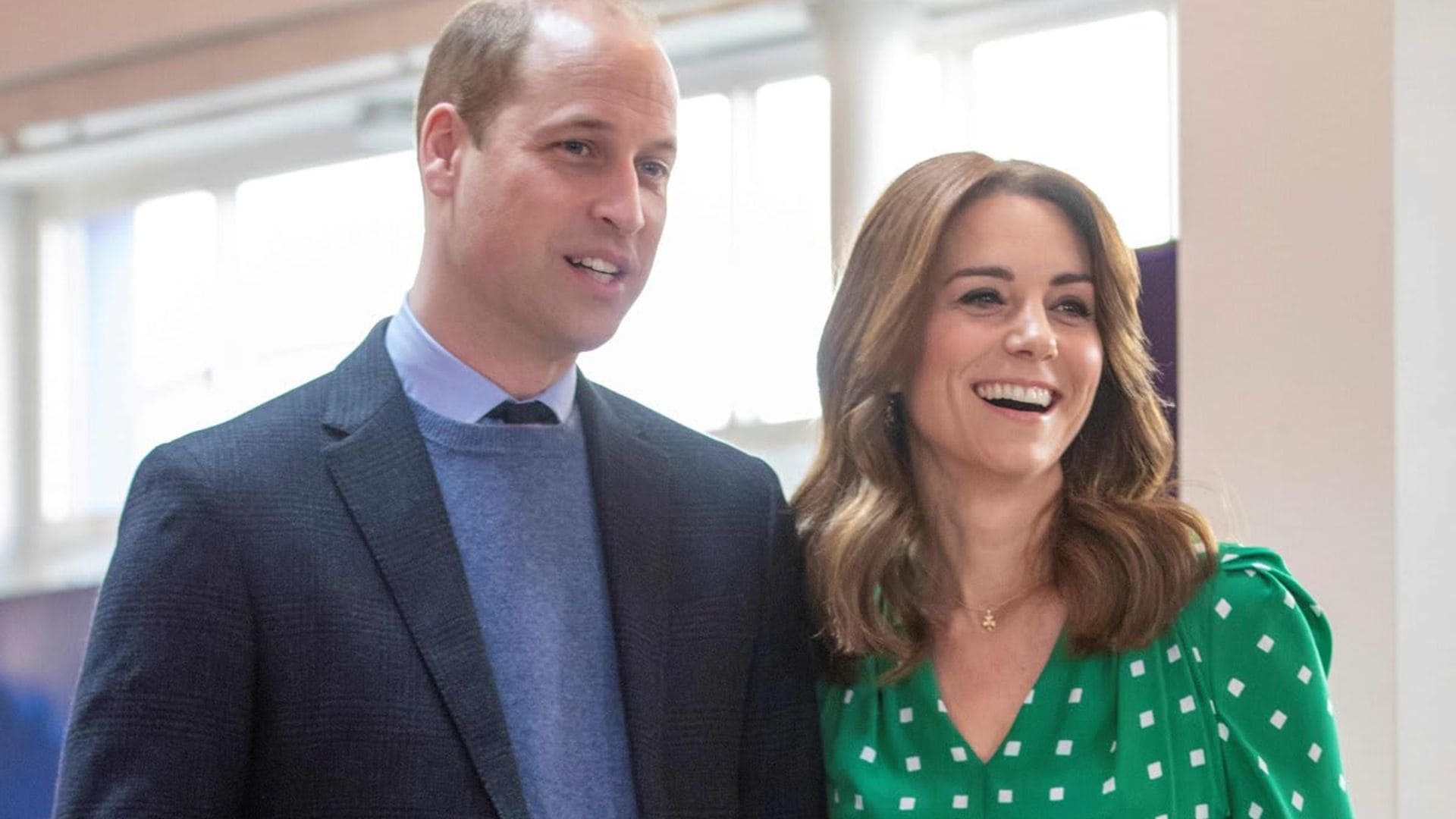 Kate Middleton and Prince William have family photos on display in new video message