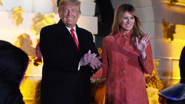 First Lady Melania Trump celebrates Halloween at the White House