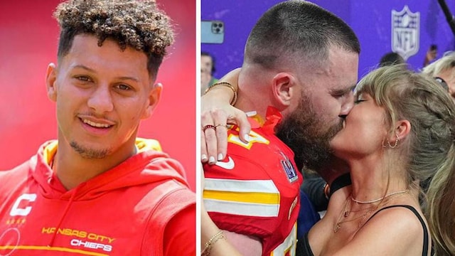 Patrick Mahomes wants credit for Taylor Swift and Travis Kelce