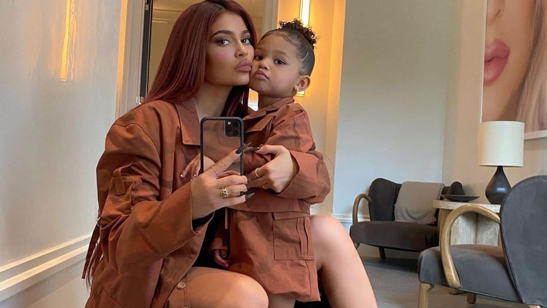 Kylie Jenner shares sweet video of Stormi painting her nails