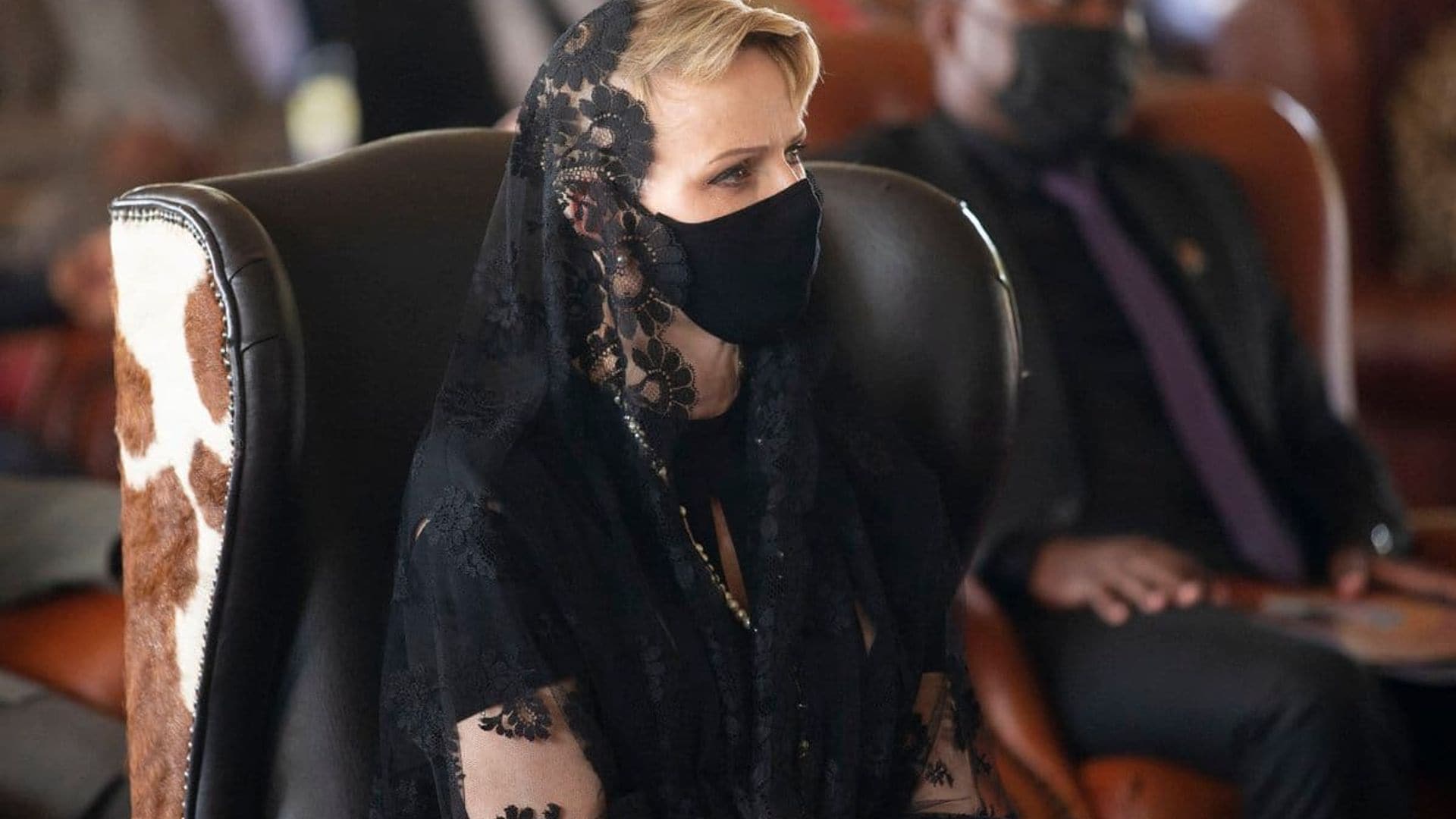 Princess Charlene of Monaco travels to Africa for late King’s memorial service