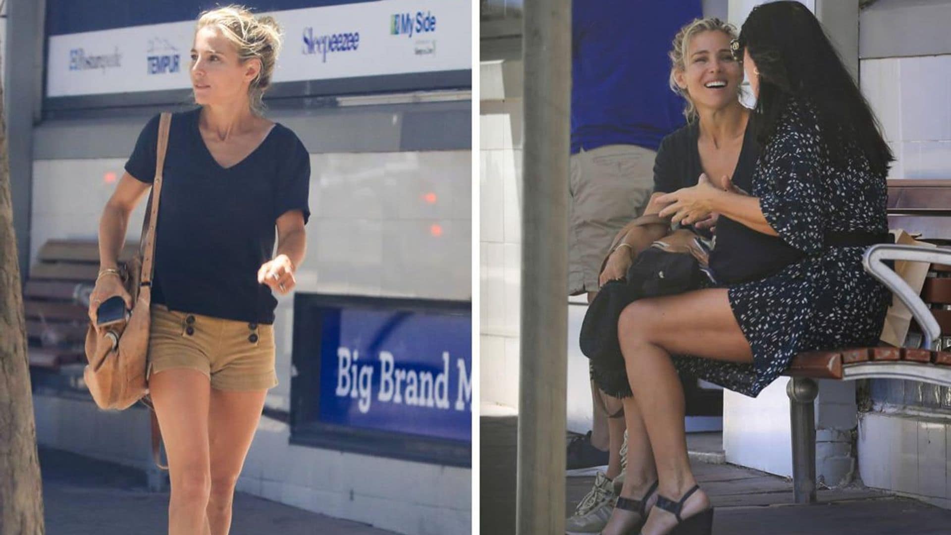 Elsa Pataky looks happy in Australia with Rossy de Palma